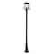 Z-Lite Broughton Outdoor Post Mounted Fixture, 4-Light, 12.5 In.W x 116.5 In.H, Black/Clear Beveled 521PHBR-519P-BK - alternate 1
